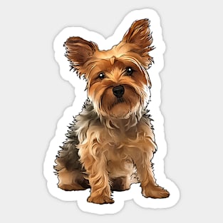 Yorkshire Terrier Dog Yorkie Sticker